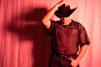 a man wearing a cowboy hat